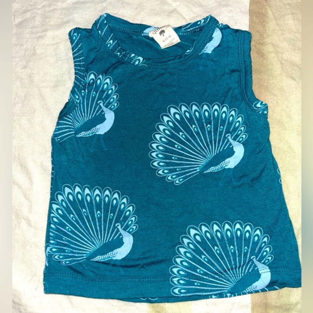 #37 Kate Quinn Peacock Tank 🌵6-12 months